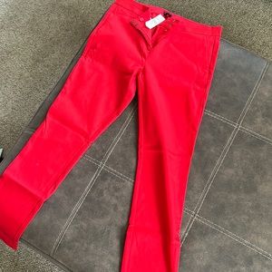 Loft Red Pants - Never worn. With Tags